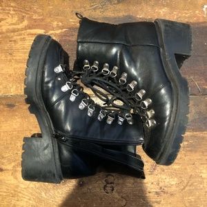 Olivia J Black Moto Boots